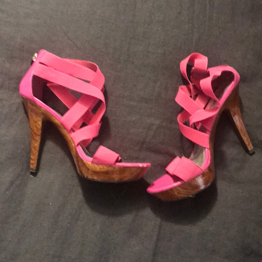 Pink heels